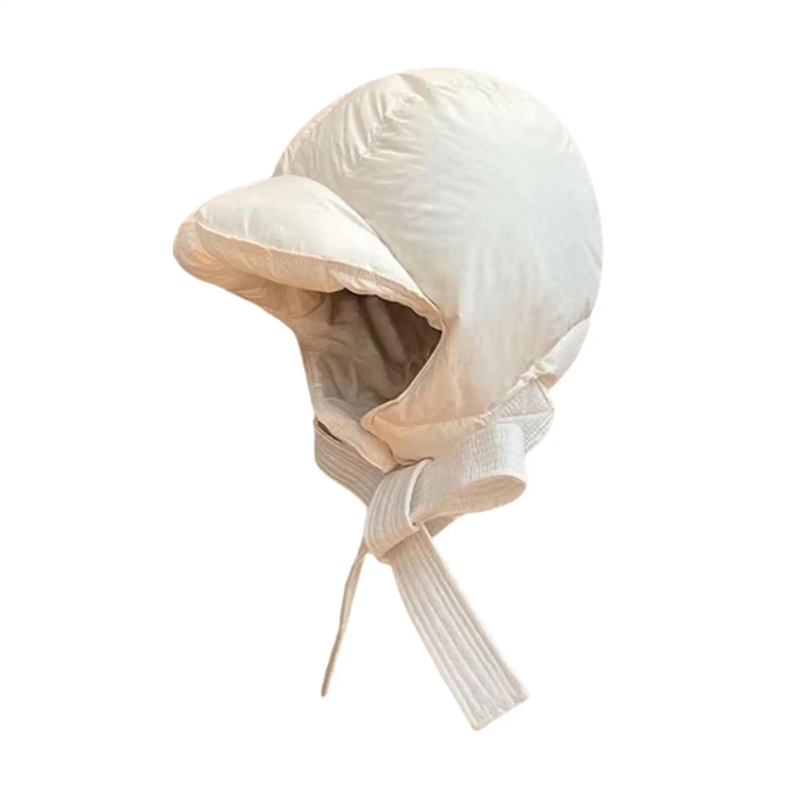 Windproof Winter Hat with Ear Flaps for Men Women Down Cotton Padded Warm Beanie for Hiking Climbing Snow Outdoor Activities