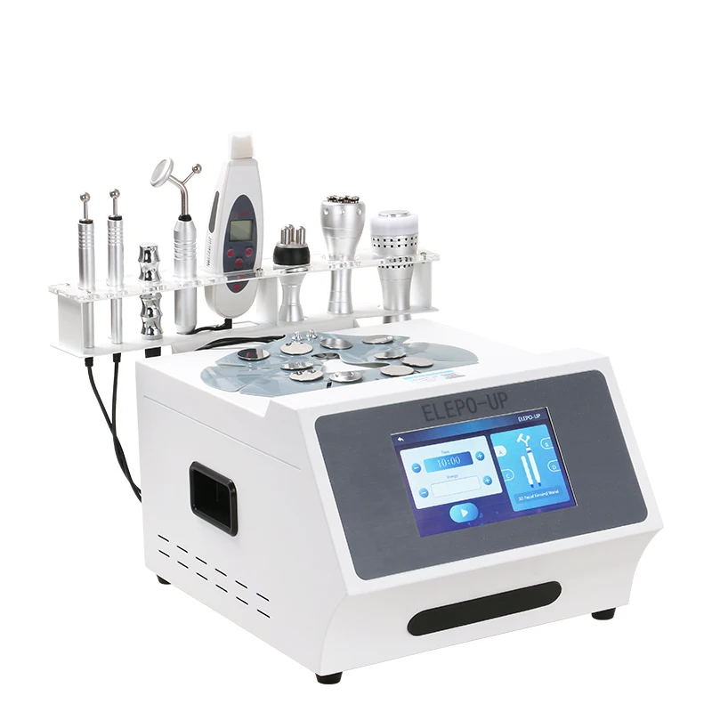 المكتبة الذكية اليابان 7 في 1 آلة رفع الوجه بالكهرباء الغازية للعناية الإلكترونية كلفاني مكركرنت #1