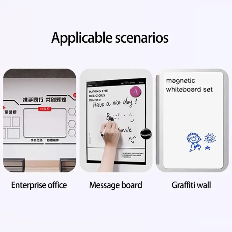 

Fridge Whiteboard Film with Markers and Erasers Whiteboard D2RC
