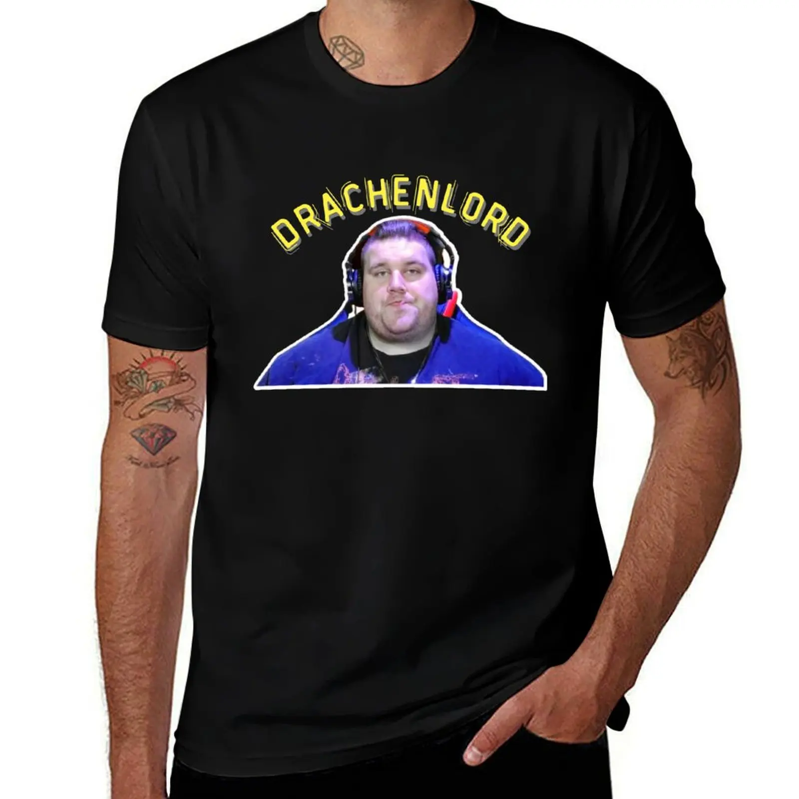 

drachenlord essential t shirt sticker T-Shirt summer 2025 cute tops anime oversized t shirt men