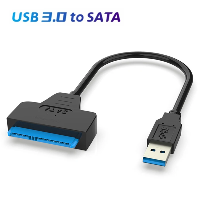 USB SATA 3 Cable Sata To USB3.0 Adapter Connectors UP To 6 Gbps Support 2.5'' External SSD HDD Hard Drive 22 pin Sata III For PC