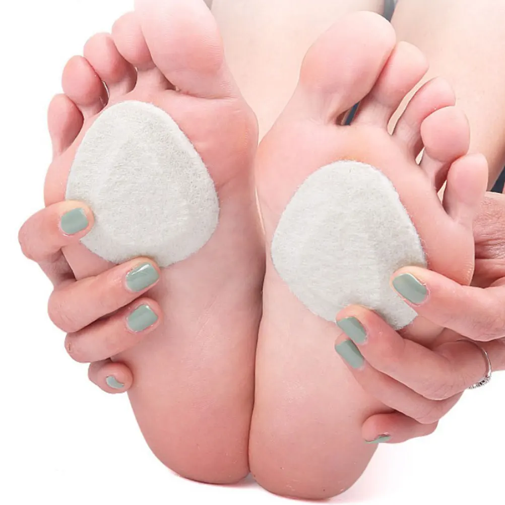 

2 Pairs Felt Forefoot Pad Cushions Metatarsal High Heel Inserts Premium Materials Reduce Foot Pain Pressure toe Relief