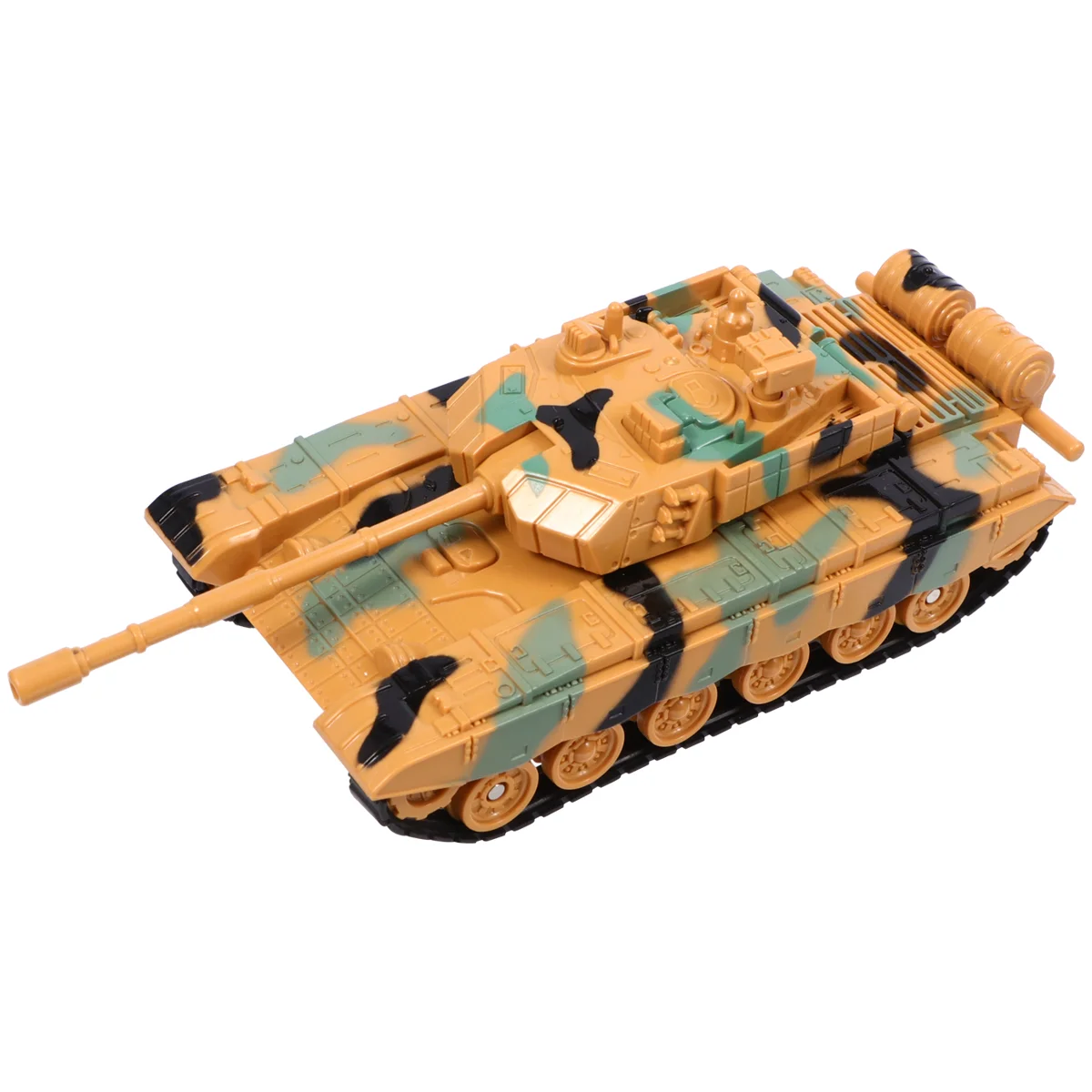 Children Tank Toy Simulation Model Camouflage Green Kids Vehicle Toy Lightweight Safe Material Non RC 3 to 6