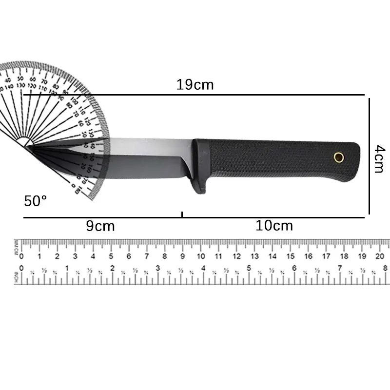 Camping straight knife multi-function portable knife sharp high hardness knife