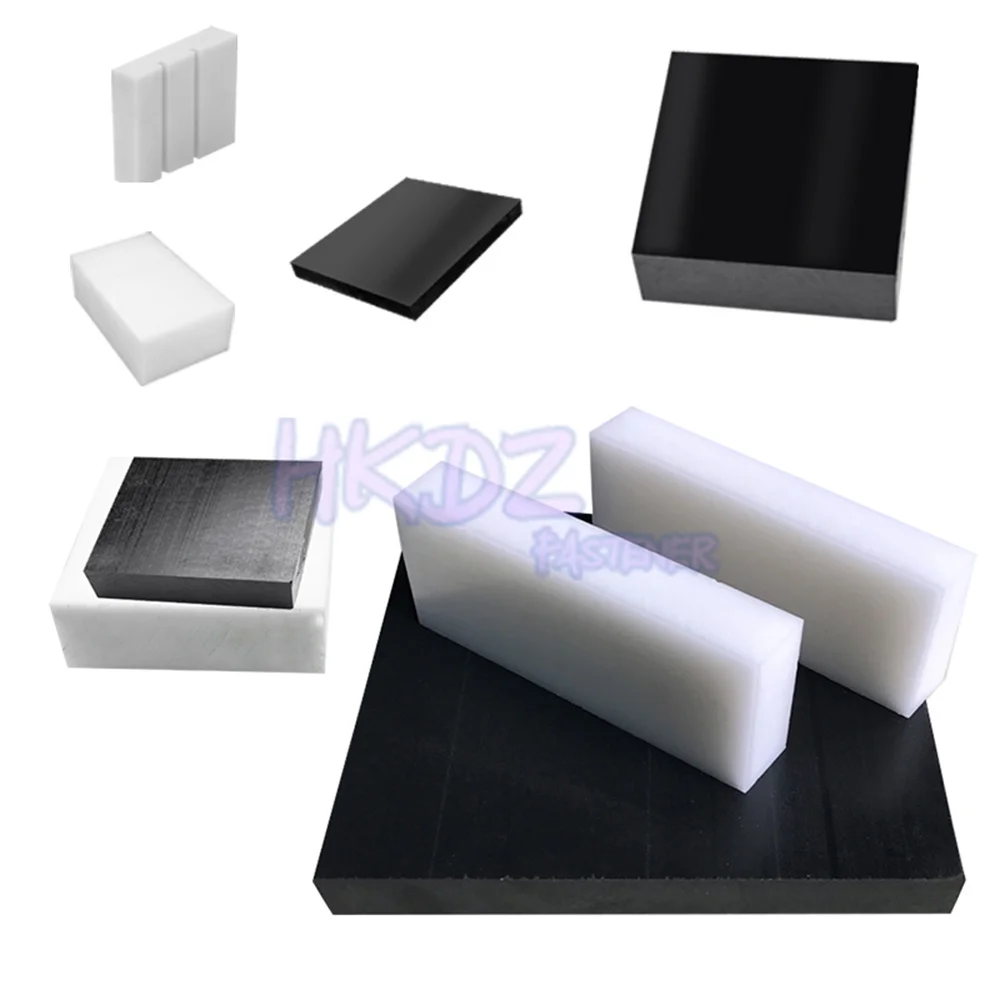 

DIY Raw Model Materials White Black Color Plate New POM Sheet Polyoxymethylene Plate CNC Engraving Cutting Model Board