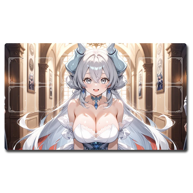 Yugioh Labrynth Figure Play Mat Yu-Gi-Oh! TCG OCG Trading Card Games Mat Duel Plate Rubber Card Mat Mouse Pad