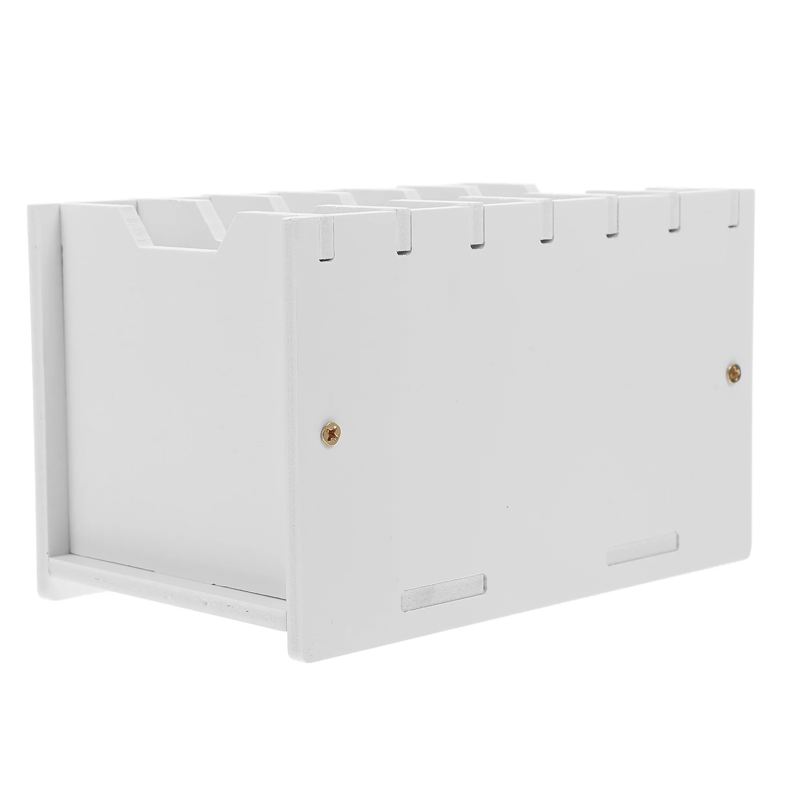 

Classroom Phone Holder PVC Desktop Storage Box Multiple Compartments Cell Phone Caddy Easy to Clean Longterm Use