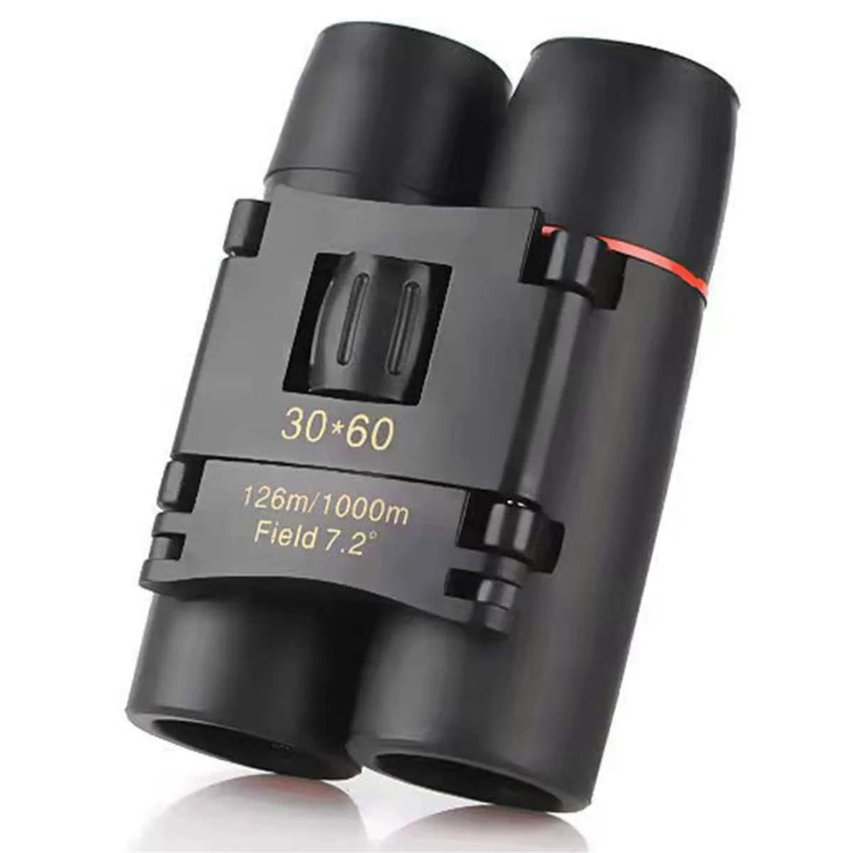 Red Film 30x60 Binoculars, High-Definition Mini Portable Outdoor Binoculars, Suitable for Bird Watching and Travel Rich