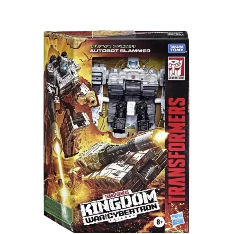 In stock Takara Tomy Transformers Toys Kingdom Series WFC-K33 Slammer Action Figure Robot Toy Collection Hobby