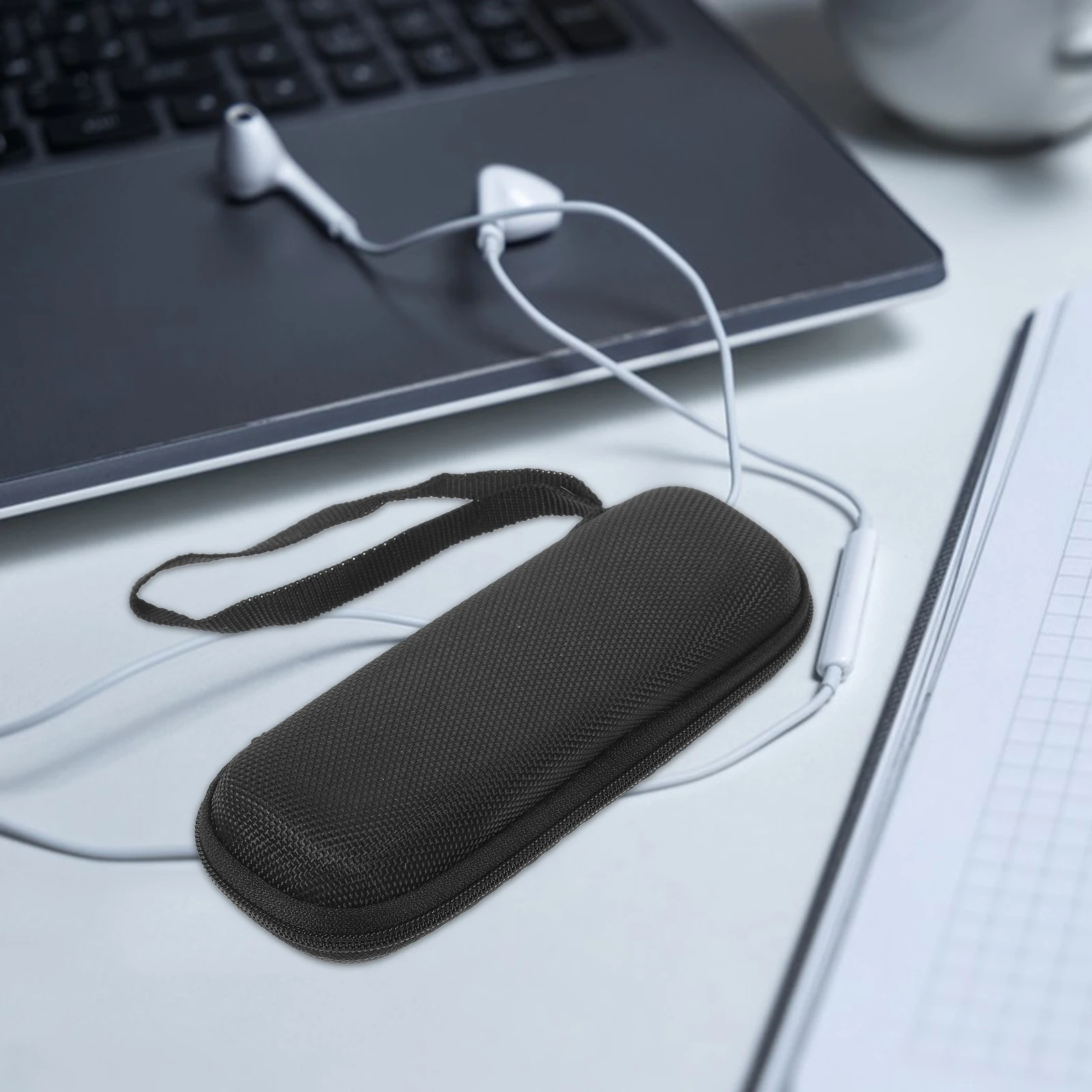 

Portable 1PC Earphone Cable Storage Bag Shockproof EVA Multilayer Compartment Anti Drop Travel ganizer for Outdoor