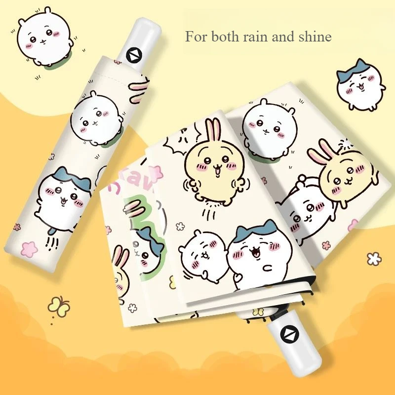 

New Kawaii Chiikawa Sunshade Umbrella Is A Lovely Compact Portable Gift for Girls High Appearance Level Automatic Umbrella