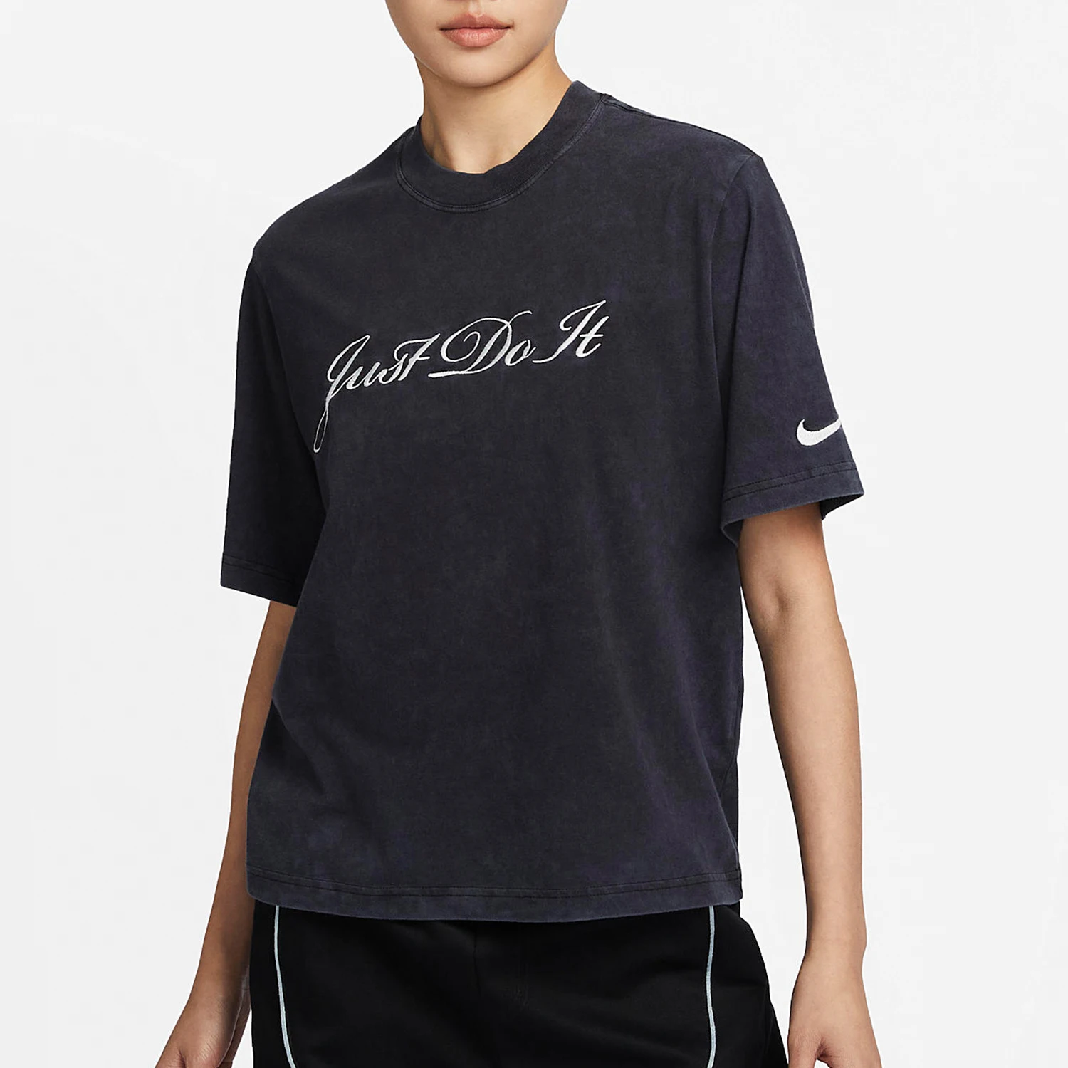 

Nike Authentic New Women's Sports Summer Loose Casual Short Sleeve T-Shirt FZ4886-010