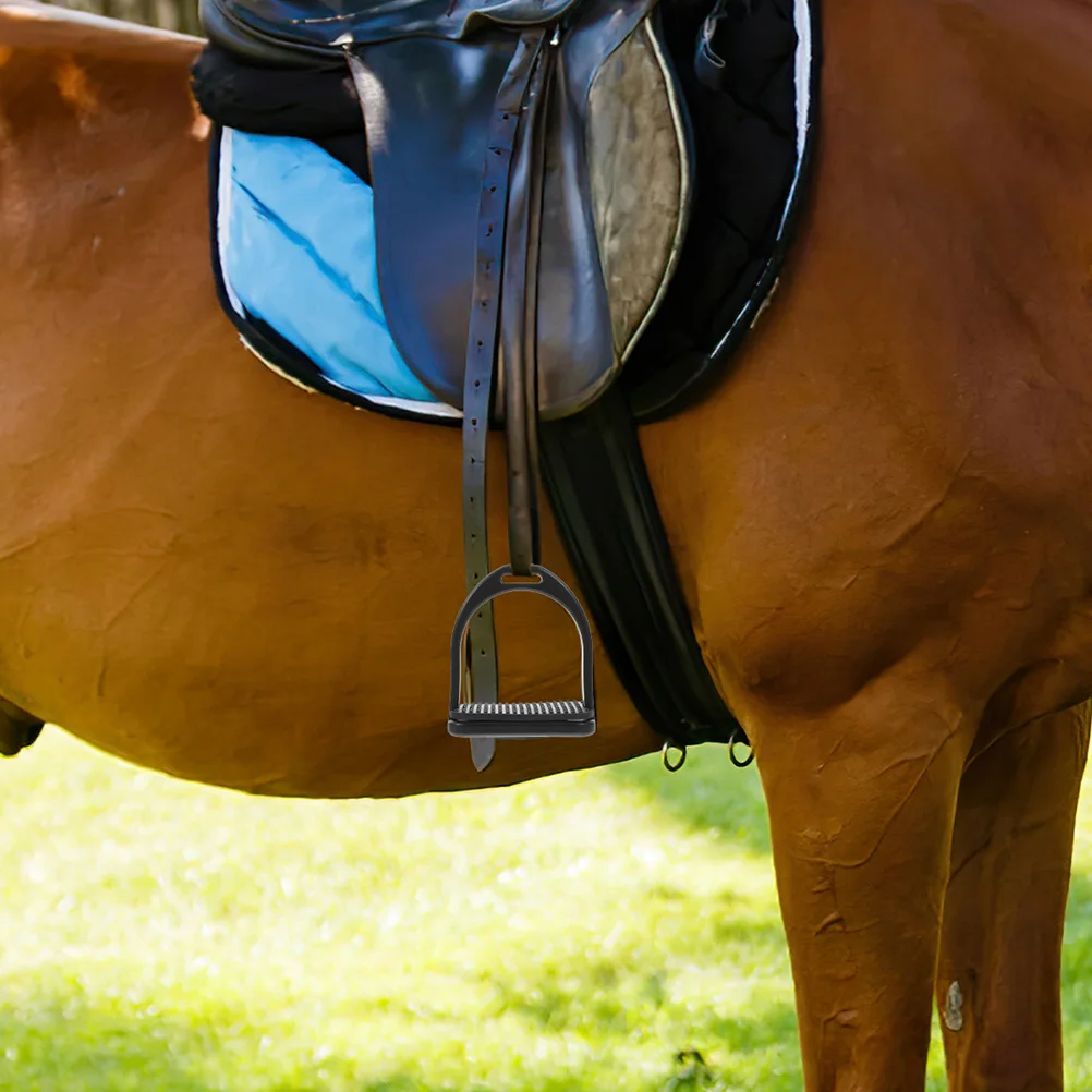 

1Pair Horse Stirrups Pom Material Anti-Slip Foot Mat Stable Safety Riding Protection Western Trail Riding Saddle Accessories
