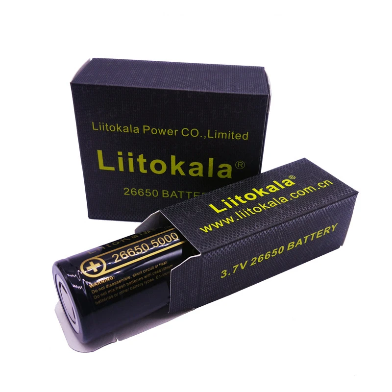 Accessori per batterie al litio ricaricabili 1pce lii-50A 26650 3.7V