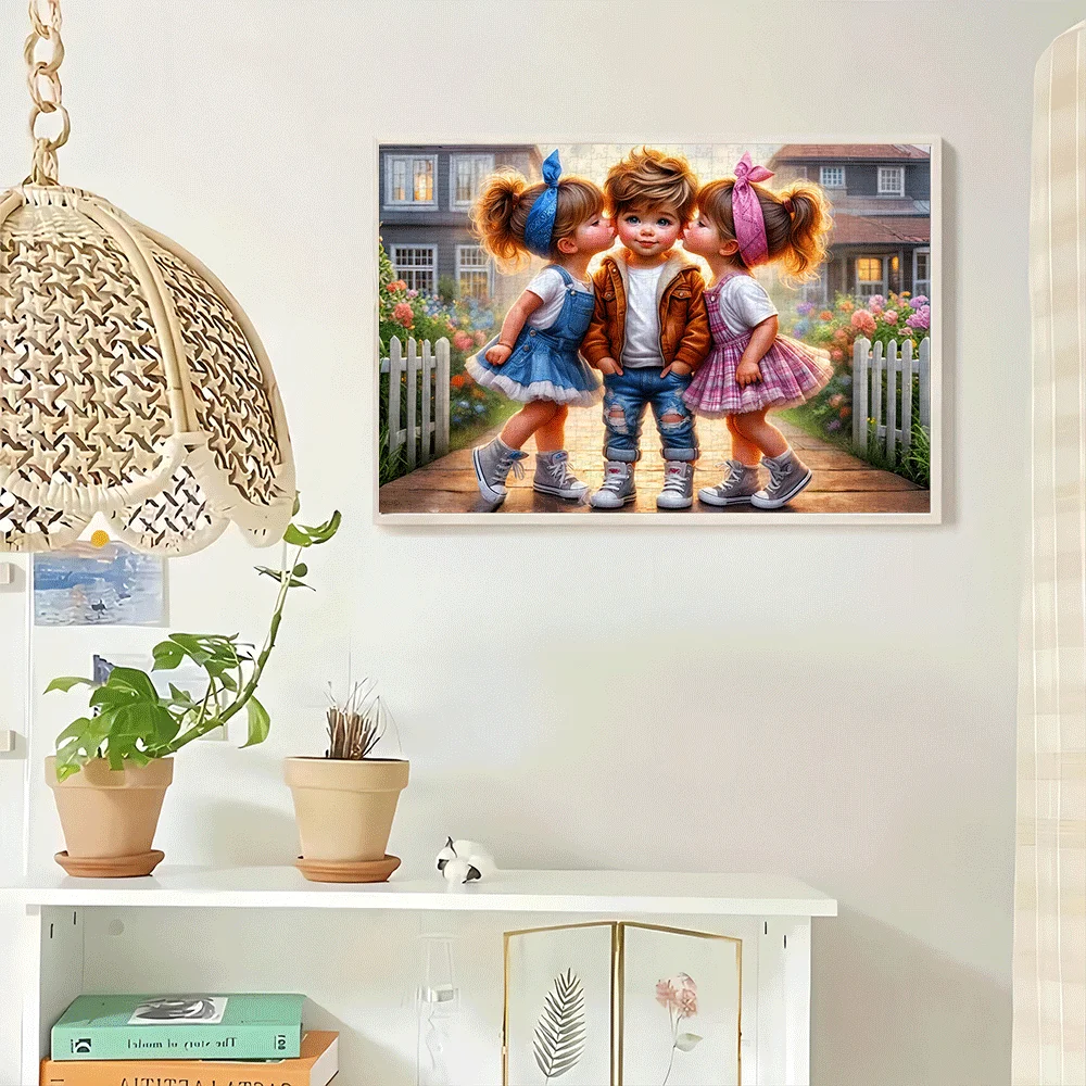 [Colorful Jigsaw Puzzle Toy] 1000pcs Colorful Outdoor Playground Scene Jigsaw Puzzle Toy - Brain-Engaging DIY Home Decor for A