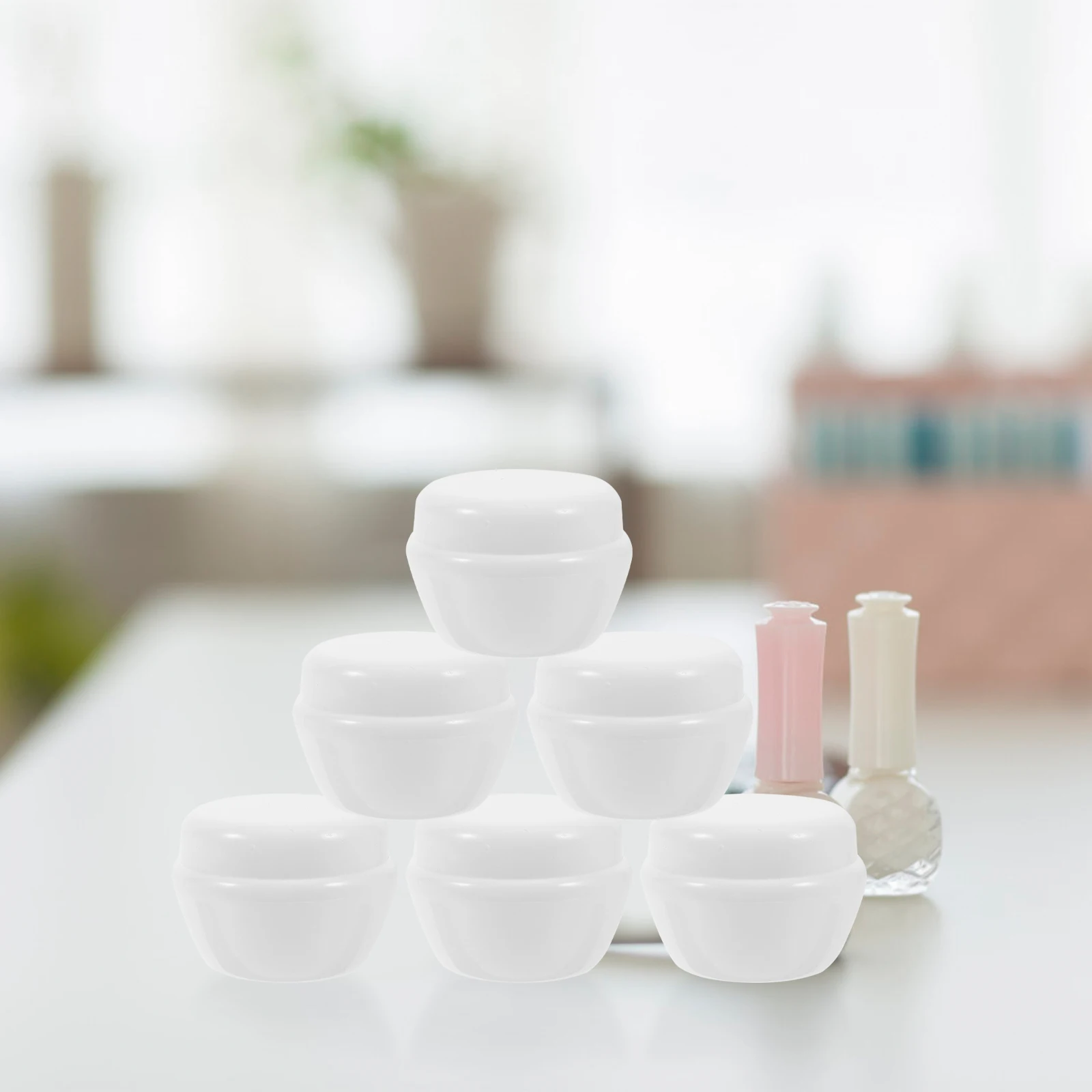 Frascos de cosméticos con forma de seta, contenedores de viaje a prueba de fugas, cajas de almacenamiento de loción y crema de tamaño Mini, tarros de cosméticos, 40 Uds.