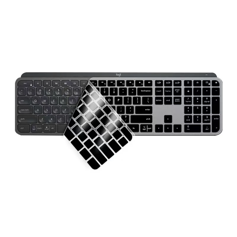 Silicone Waterproof Dustproof Keyboard Cover Skin Compatible with Logitech MX Keys, MX Keys S & Craft Advanced Wireless Keyboard