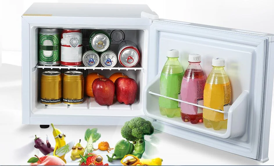 الصين قوانغدونغ فوكسين BC-17 ثلاجة صغيرة بباب واحد منزل صغير 17L 220 فولت منزلية بيضاء