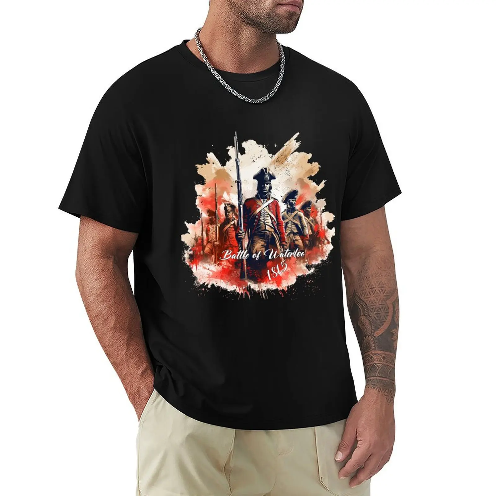 

Waterloo's Enduring Impact - A Legacy of Unity T-Shirt Luxury man vintage t shirts plain t shirts men