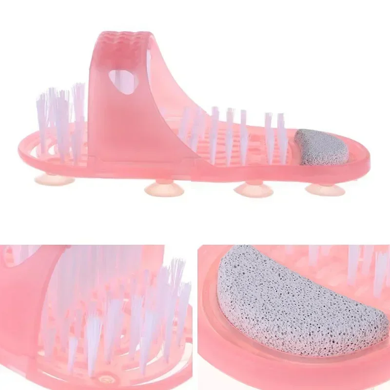 New Men Massager Slippers for Feet Pumice Stone Foot Scrubber Shower Brush Foot Bathroom Products Foot Care Cleaning