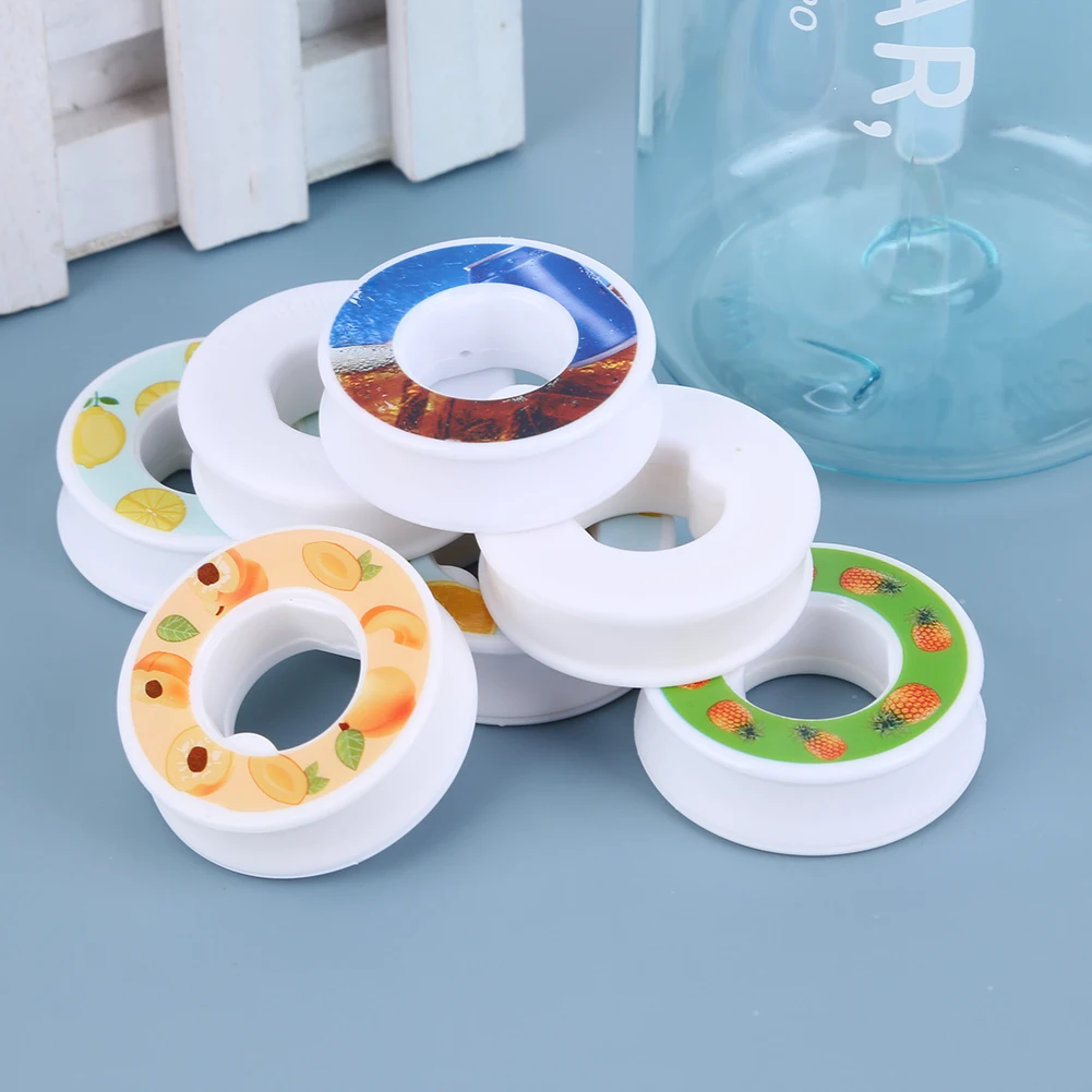 10Pcs Fruit Scent Pods 0 Calorie Air Flavor Pods Watermelon Peach Lemon Variety Flavor Pack Scented Pods for Water Bottles