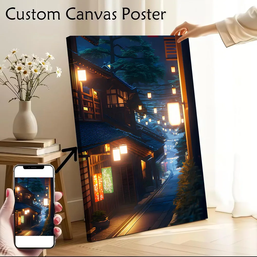 A Lonely Walk At Canvas Print Perfect Gift for Fans Lovers Personalized Wall Art Poster for Home and Decoration Wand Deko Room