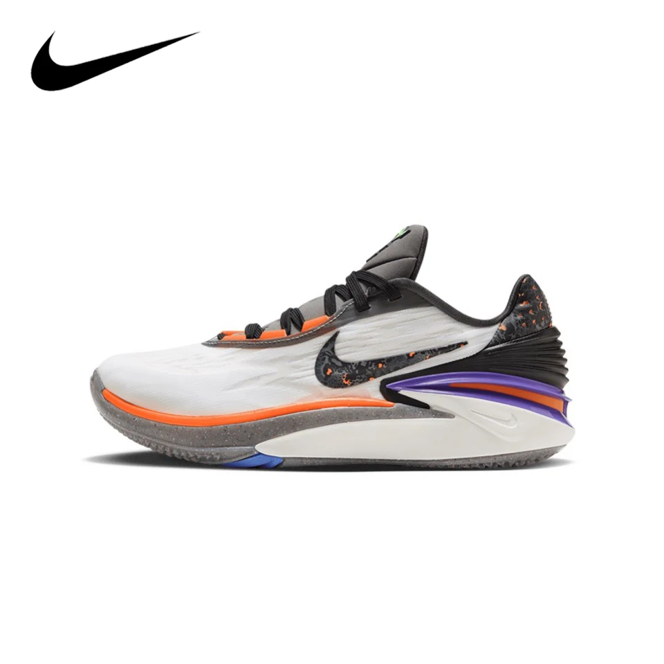 Original Nike G.T. Cut 2 White/Light Color For Men Low-top Breathable Basketball tenis Shoes Sneakers FN8890-101