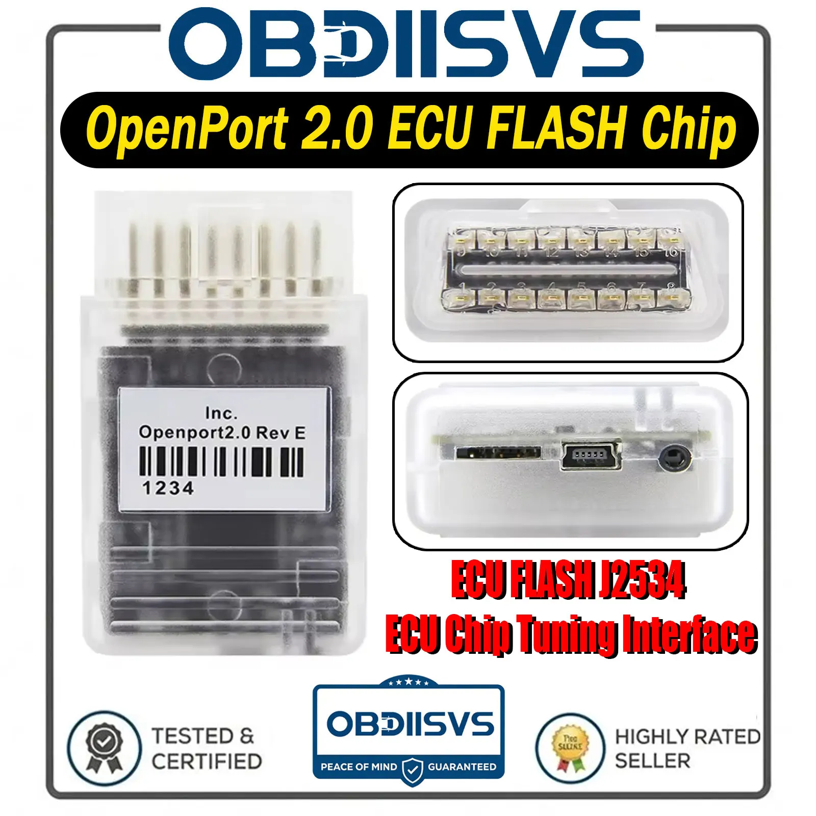 Tuning open port 2.0 For Toyota OBD2 Scanner Code Read Diagnostic Scanner OpenPort 2.0 ECU FLASH Chip For Land Rover/Jaguar Tool
