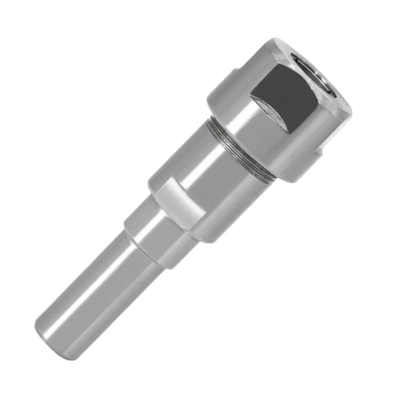 Router konverter batang 12mm adaptor Shank 12mm, Router Chuck stabil rotasi bahan baja karbon tahan korosi