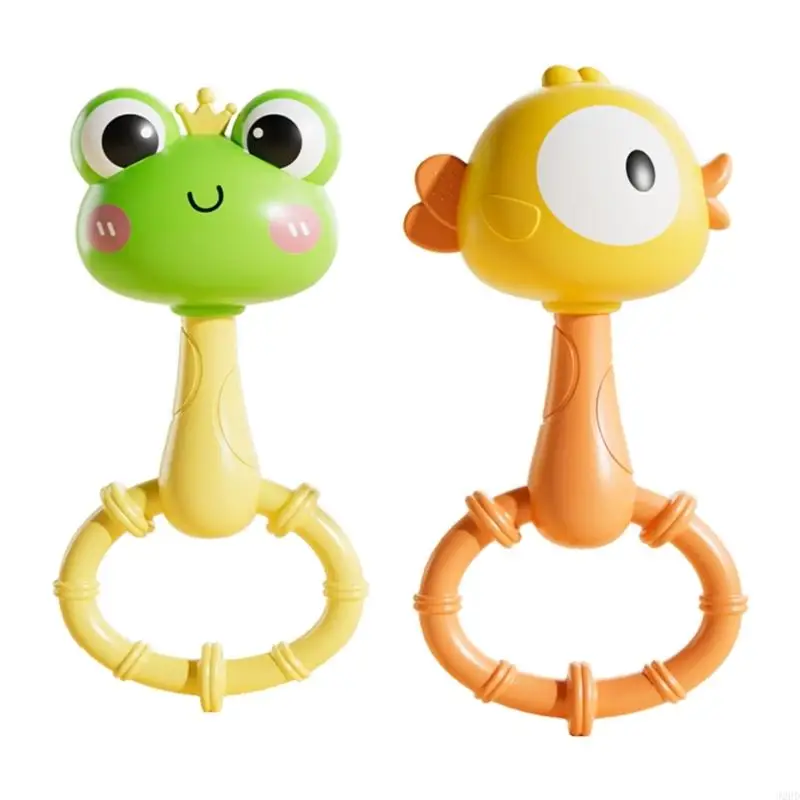 

J2HD Cartoon Shaker Rattle Toy Infant Sensory Auditory Stimulation Teething Toy