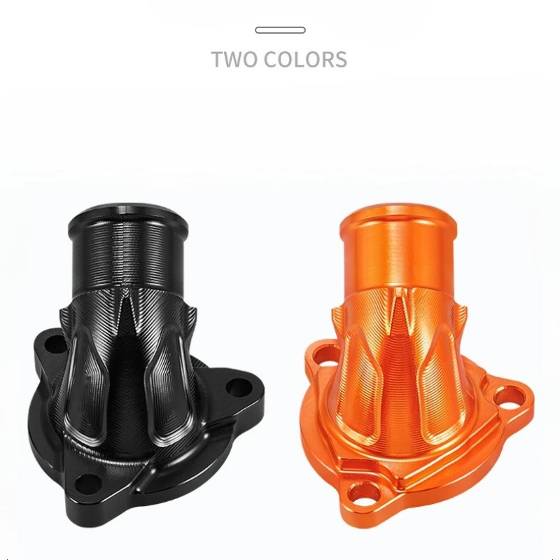 For KTM DUKE790 DUKE890 ADV CFMOTO 800MT Water Pipe Interface Thermostat Cover Aluminum Alloy Thermostat Pump Cover Accessories