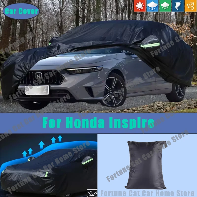 

For Honda Inspire Car Full Outer Covers Outdoor Waterproof Dustproof Sun Rain Snow Protection Exterior Car Accessories