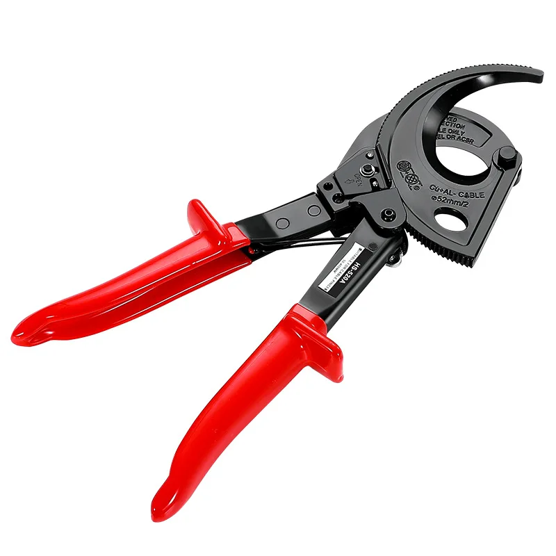 1pc Cable Cutters -Ratcheting Cable Cutters Heavy Duty for Electricians-Cutting Aluminum Copper Soft Wire up to 600MCM / HS-325A