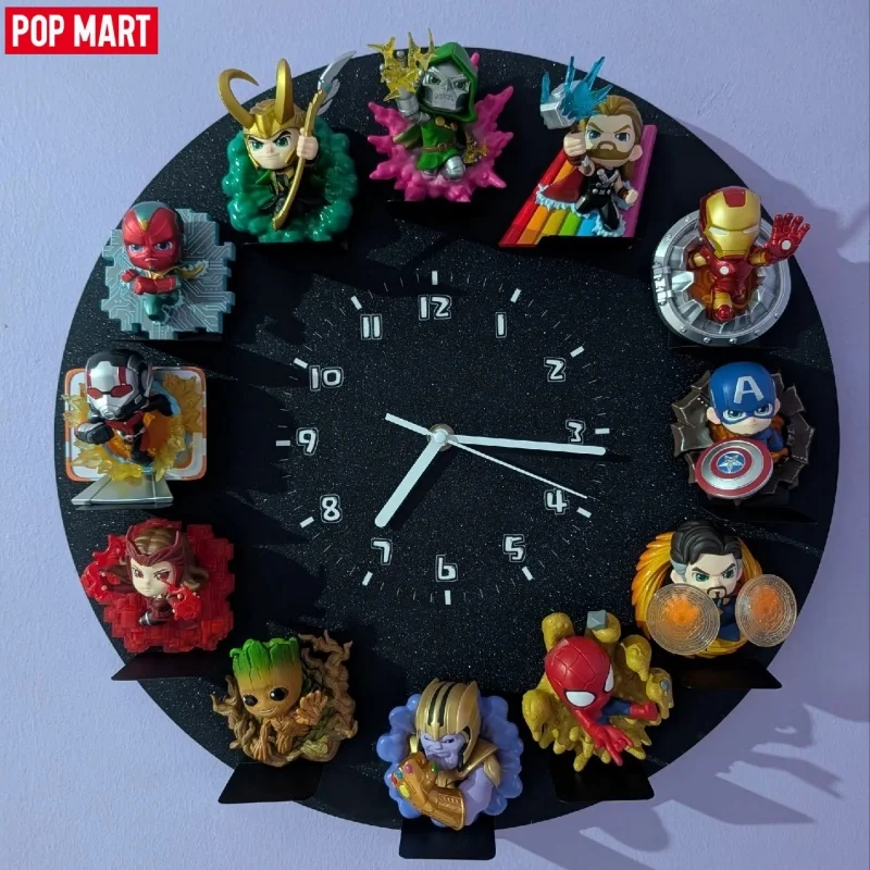 Caja Misteriosa Original de la Serie de Figuras Marvel Across The Infinite de Pop Mart, Juguete Coleccionable, Regalo para Niños, Iron Man, Spider-Man