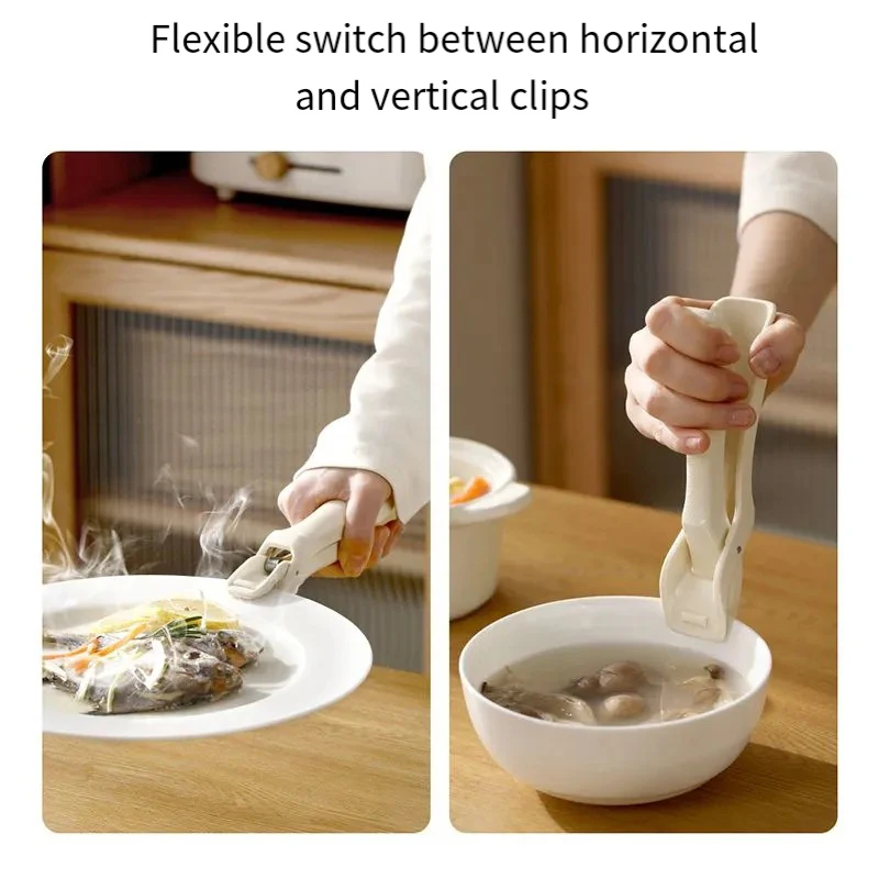 

Kitchen Heat Resistant Silicone Bowl Tongs Steam Plate Oven Special Bowl Holder Stable Anti Slip Bowl Tongs Kitchen Accessories