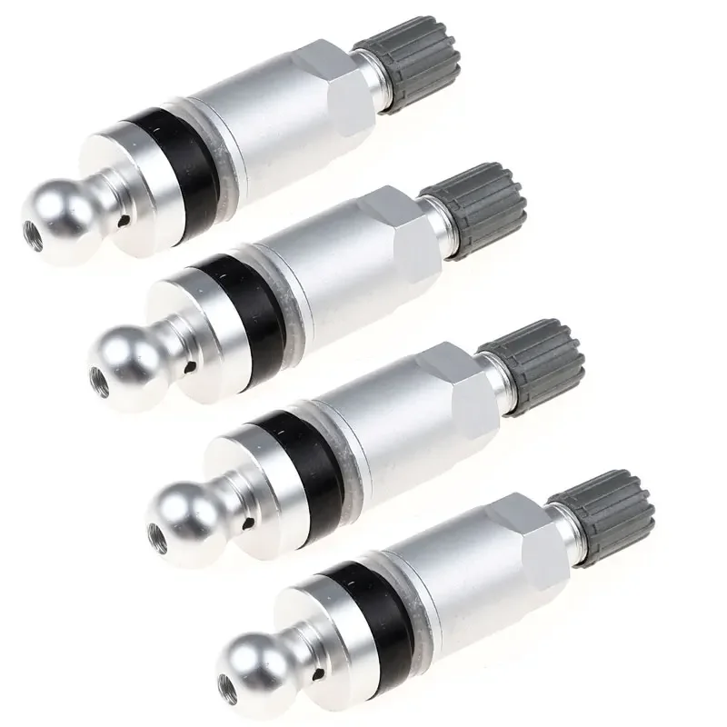 4 шт. клапан для шин TPMS для общего железного стального бескамерного клапана Mate для датчика давления в шинах, ремонтный комплект