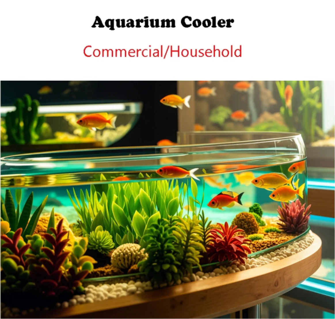 TLF 160L 300L 500L 1000L البحرية خزان المبرد لحوض السمك الشعاب المرجانية المرجان قنديل البحر الروبيان النباتات المائية صندوق آلة تبريد المياه #4