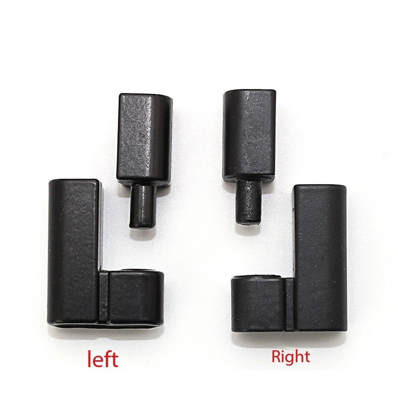 Thickened industrial machinery equipment heavy-duty CL203-4 hinge zinc alloy black folding flat hinge cabinet door
