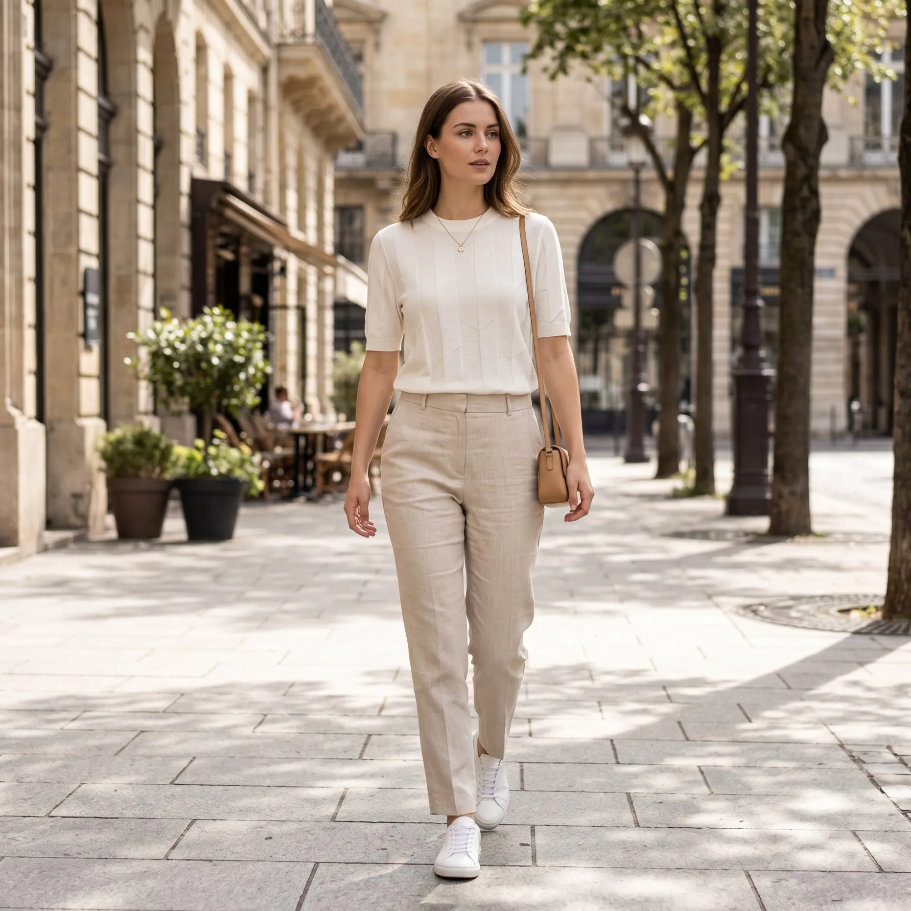 

Ladies Elegant T Shirt Soft Fabric Short Sleeve Casual Wear Women European Office T Shirt Minimal Fashion Top BB1852