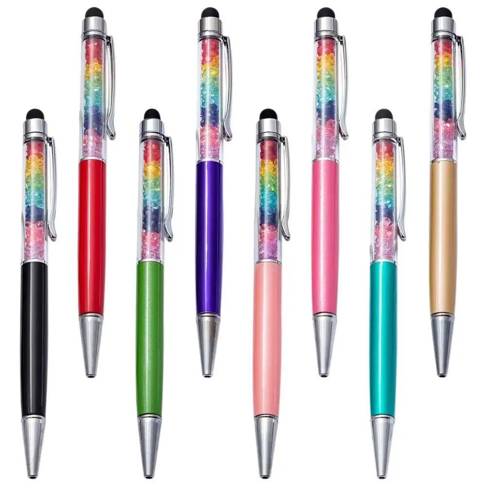 

20PCS/Lot Promotion Ballpoint pen 2 in 1 Stylus Drawing Tablet Pens Capacitive Screen Touch Pen School Office Writing Stationery