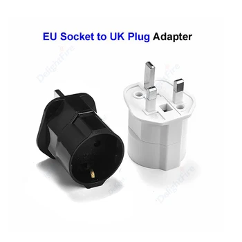 Wielofunkcyjny adapter wtyczki 250 V 13 A UE Euro Europejski do Wielkiej Brytanii Konwerter zasilania Wtyczka 2 Okrągłe gniazdo pinowe Uniwersalny adapter podróżny