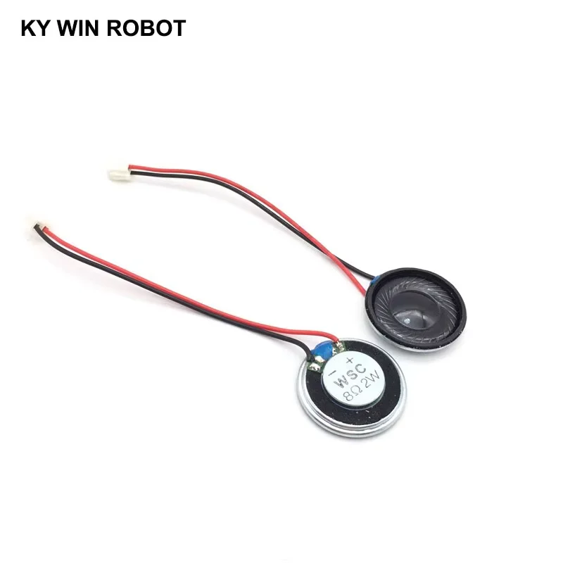 

2pcs New Ultra-thin speaker 2 ohms 8 watt 2W 8R speaker Diameter 28MM 2.8CM thickness 5MM with PH2.54 terminal wire length 10CM