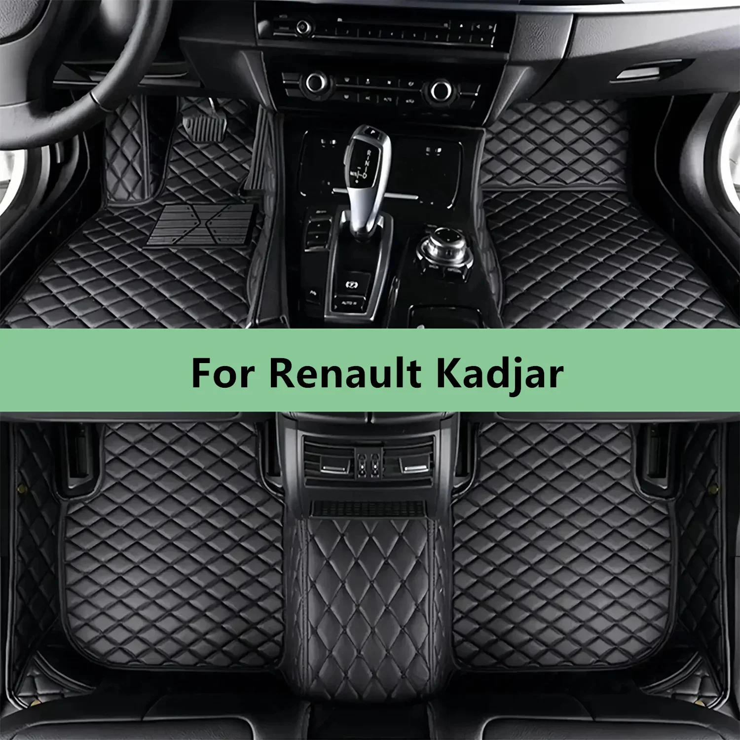 Maßgeschneiderte Auto-Fußmatten für Renault Kadjar 2016 2017 2018 2019 Auto-Fußmatten für Männer und Frauen Autozubehör Autoteppiche