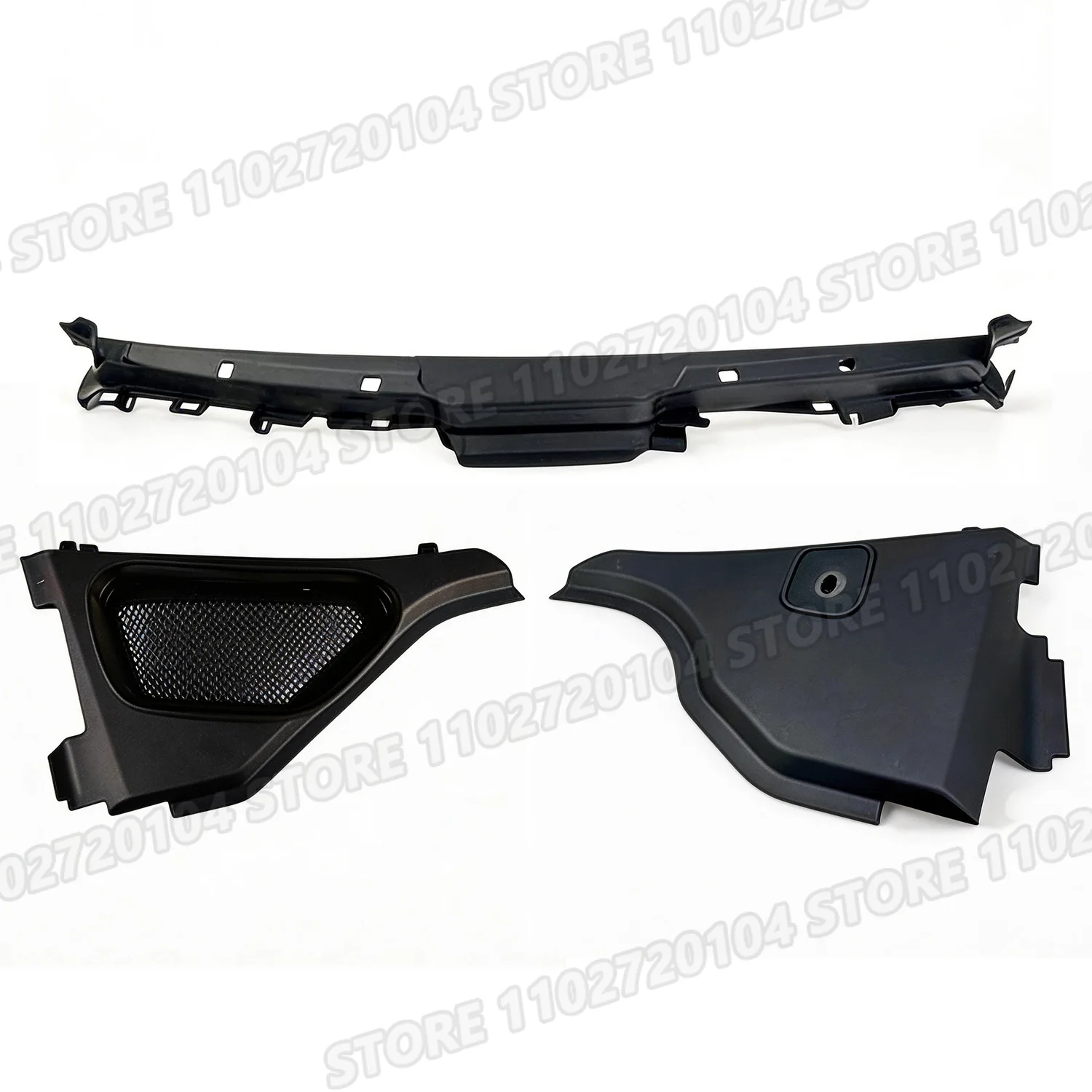 for 2012-2016 W166 Mercedes-Benz ML-Class Front Windshield Wiper Window Cowl Panel Grille LHD 1668300028 1668310041 1668300013