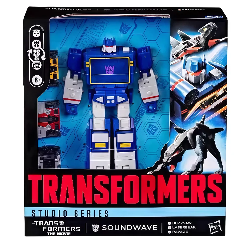 In Stock Hasbro Transformers Classic Toys Studio Series SS86 Soundwave Transformer Robot Action Figure Model Collect Hobbies Toy