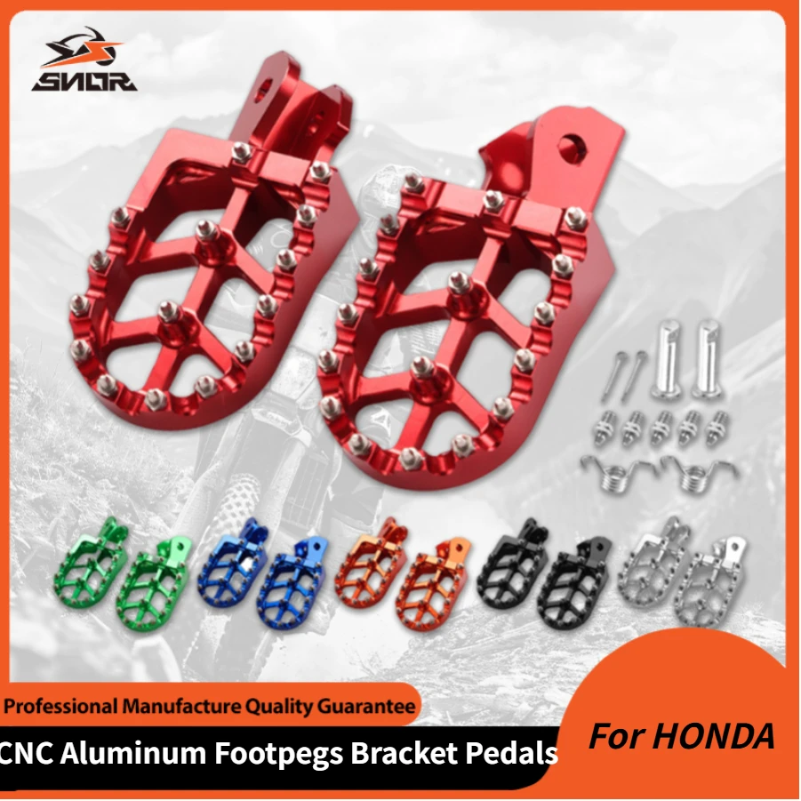 

Алюминиевые подножки для мотоцикла с ЧПУ, кронштейн для педалей, подножки для ног для HONDA CRF150F 230F SURRON Dirt Pity, аксессуары для велосипеда