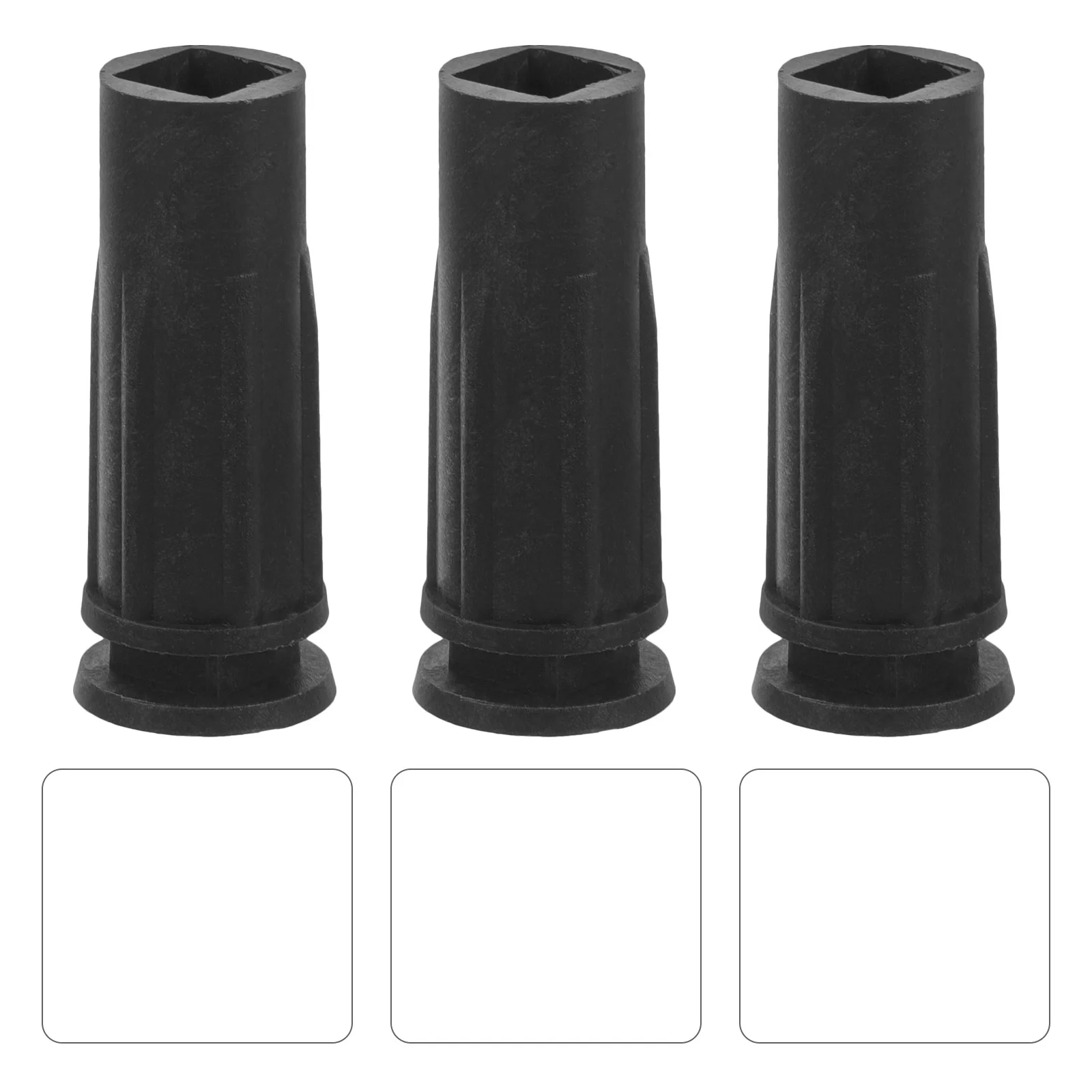 6 Pcs Christmas Tree Holder Base Artificial Practical Stand Tool Black Plastic Xmas Fixators