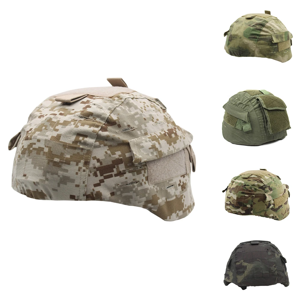 Tactical Helmet Cover Hunting Airsoft Paintball Scratch-resistant Camouflage Helmet Splashproof Covers Accessories for MICH 2000