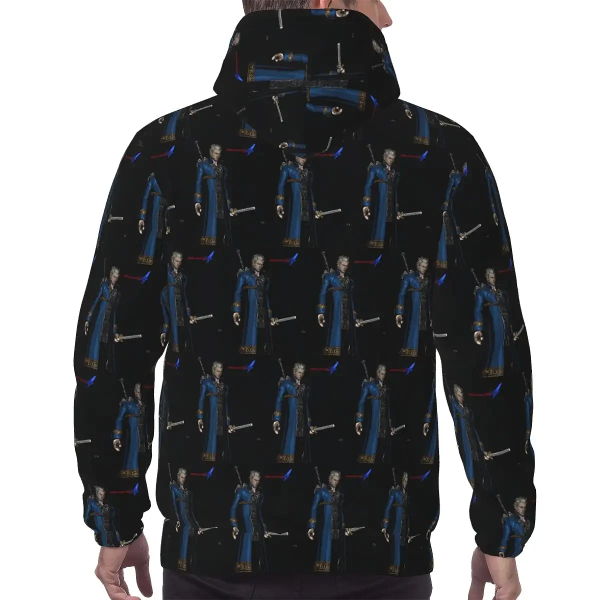 Vergil From The Devil May Cry Series Hoodie Harajuku Pullover Autumn Winter Men Women Sweatshirts Long Sleeve Tops