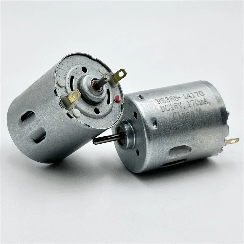 RS-365SH-14170 Mini  Motor DC 6V- 24V 10300RPM Dual 2.3mm Shaft Carbon Brush Electric Motor For Toy Sweeper Robot Vacuum Cleaner